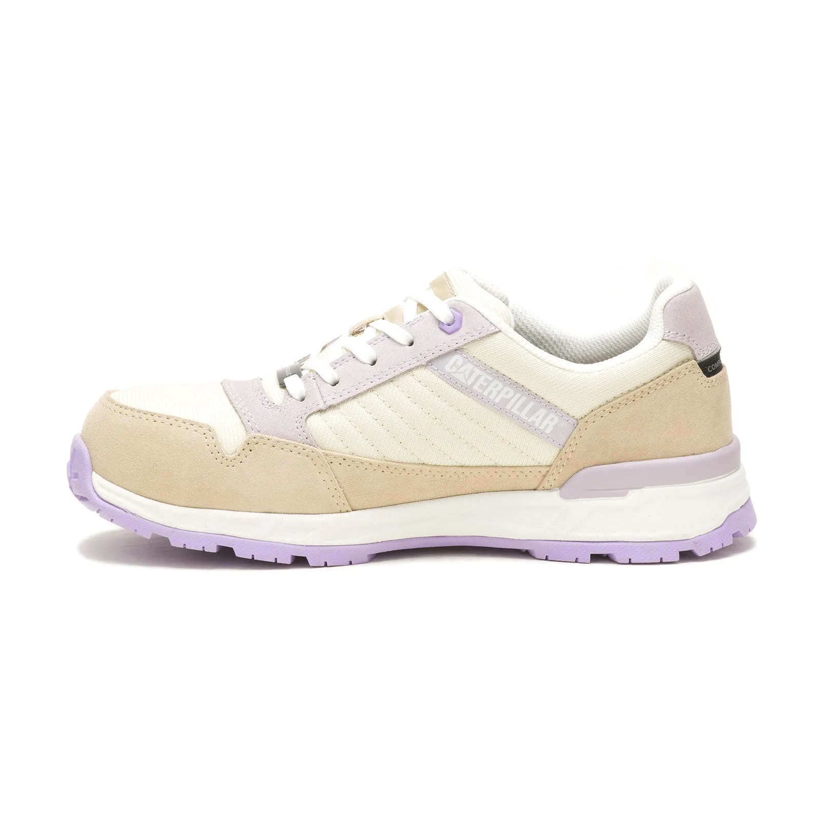 Women's Venward Composite-Toe Work Shoe Tan/Lilac