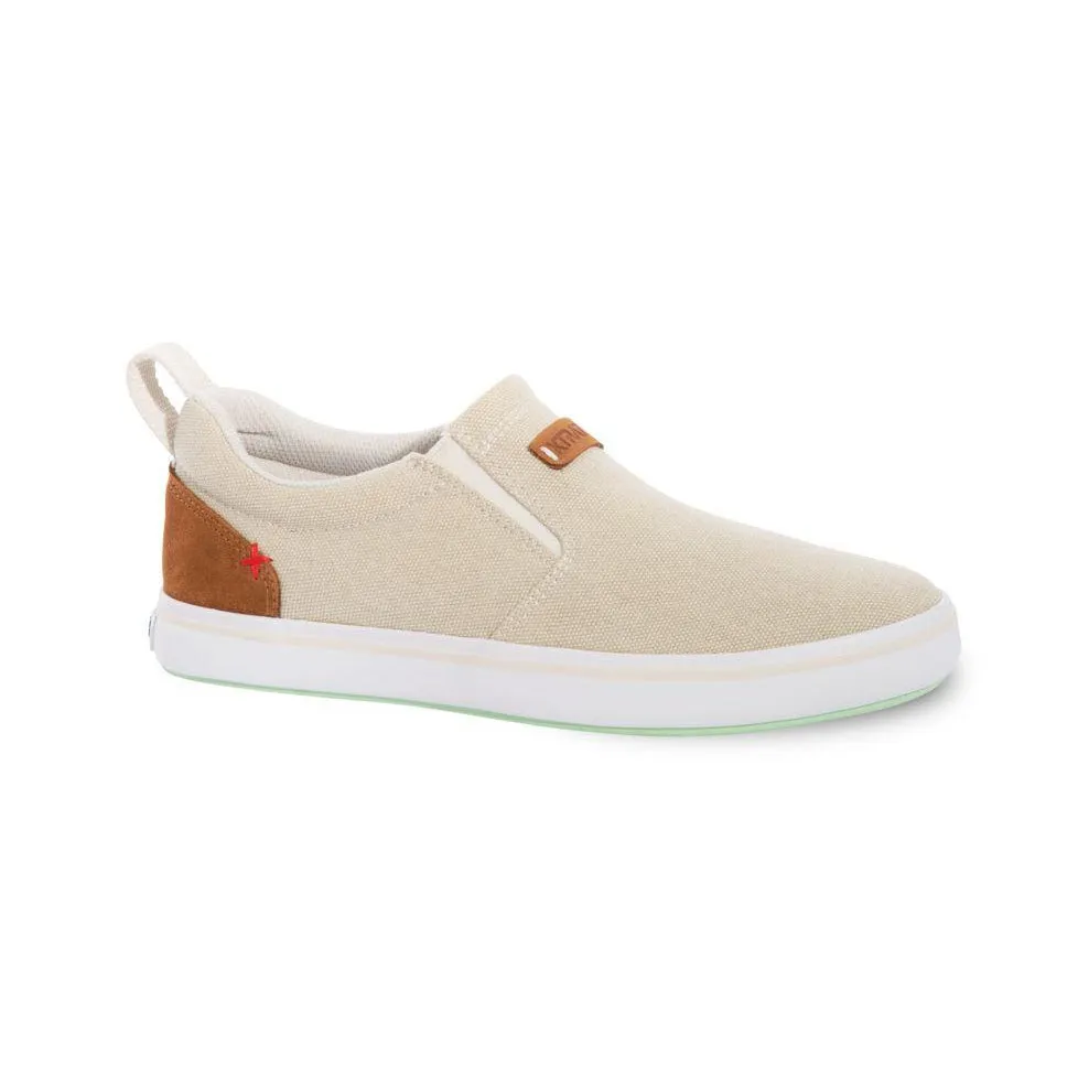 XTRATUF Women's Canvas Sharkbyte Slip-On Deck Shoes