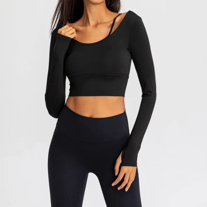 Yoga clothes top women