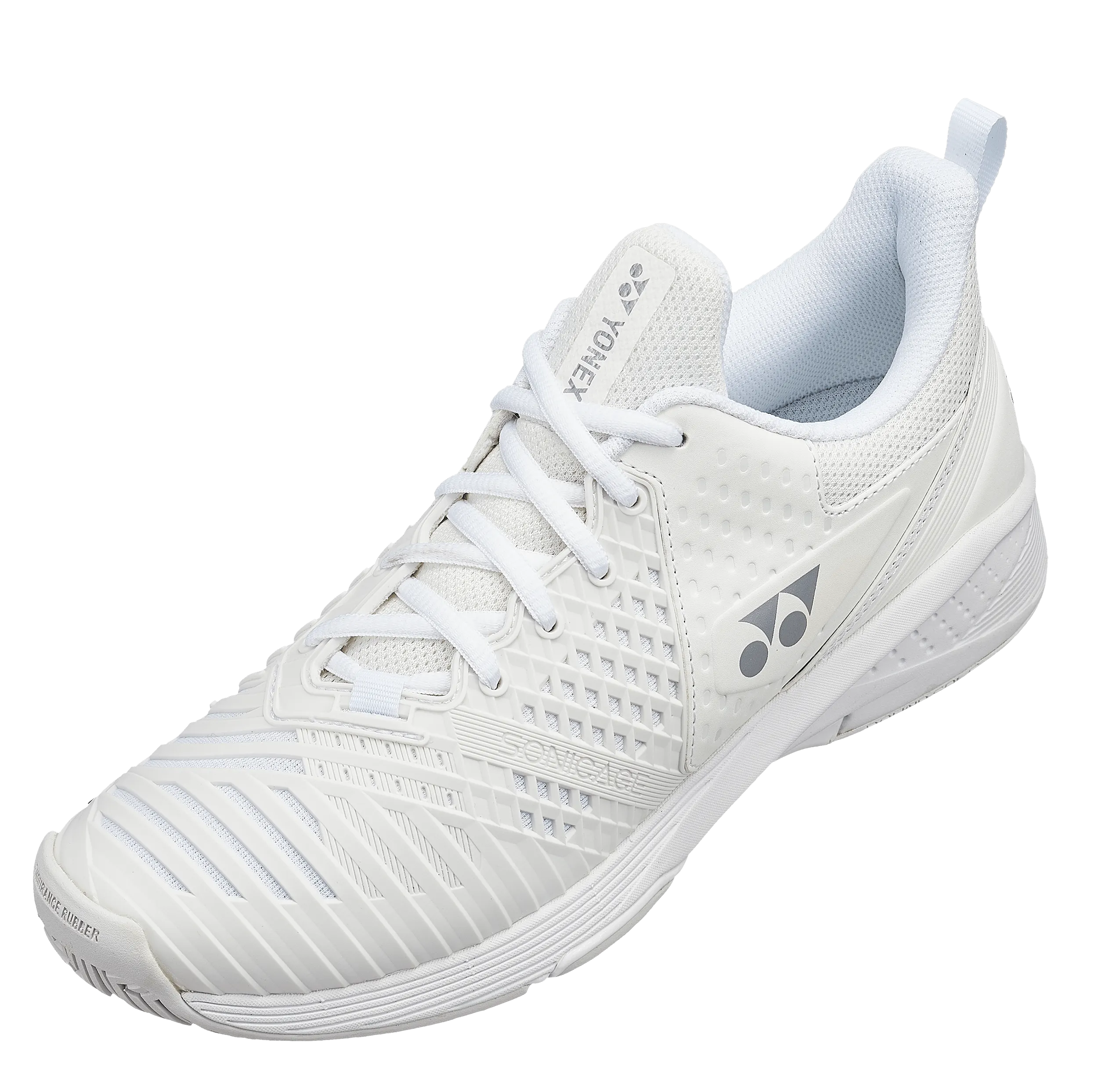 Yonex Power Cushion Sonicage 3 Women's Tennis All Court Shoe White-Silver