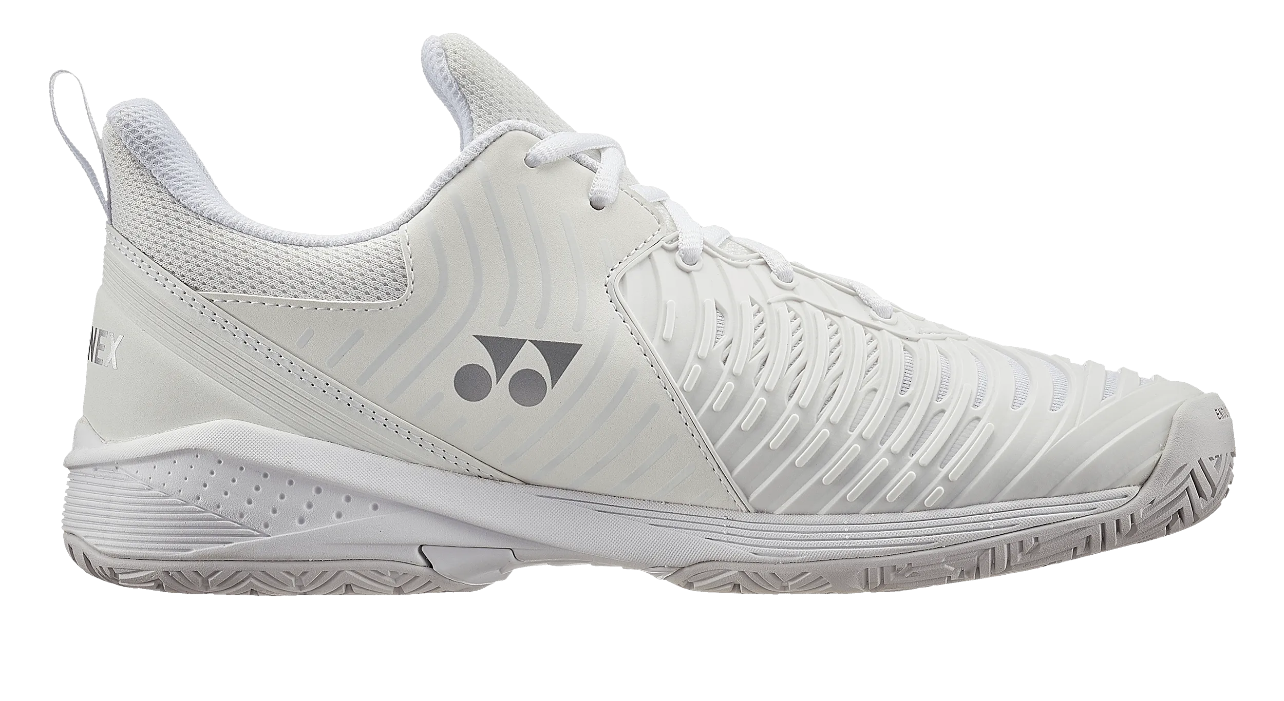 Yonex Power Cushion Sonicage 3 Women's Tennis All Court Shoe White-Silver